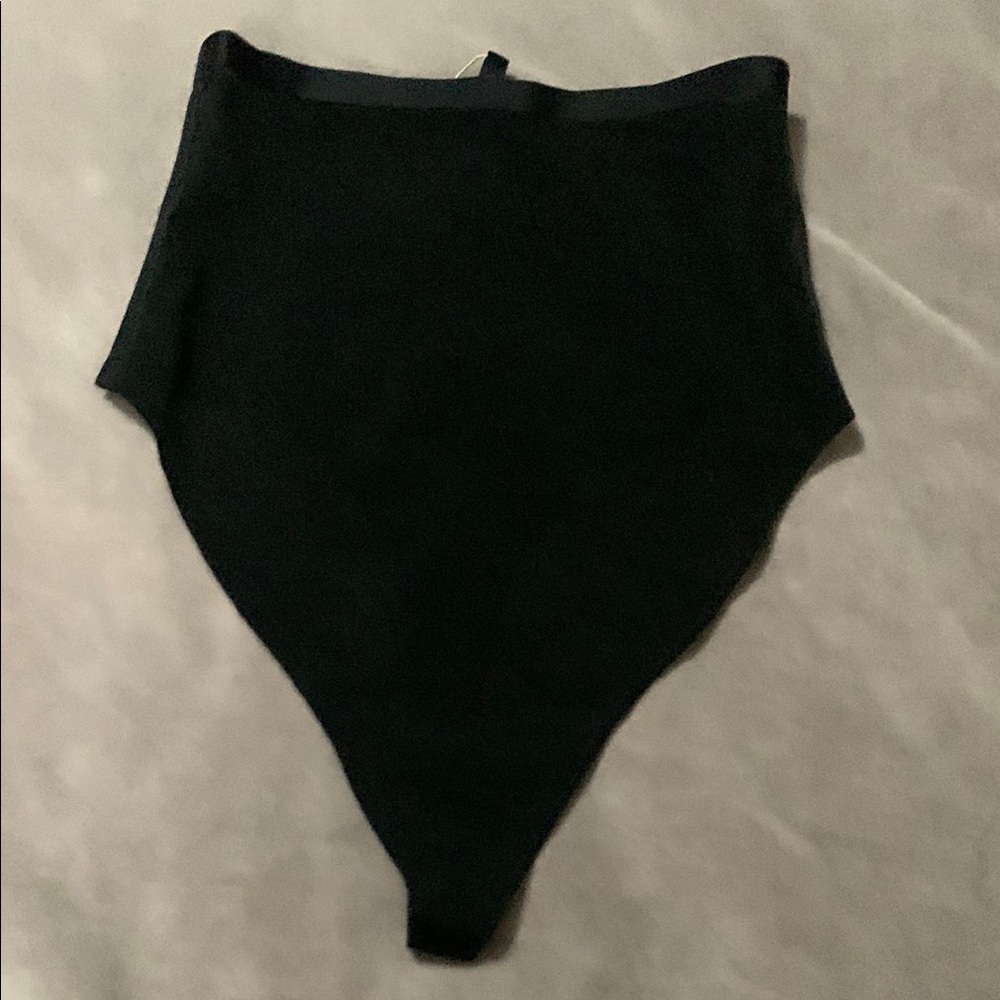 SKIMS Black High-Waisted Thong Intimates
